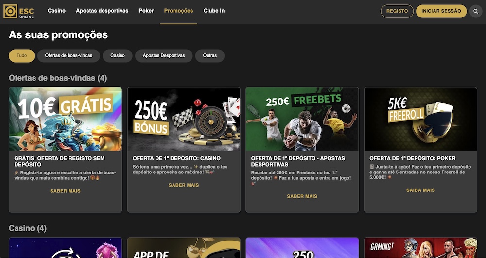 promoções do casino estoril
